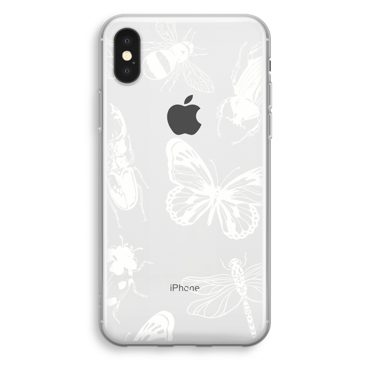 Tiny Bugs: iPhone X Transparant Hoesje