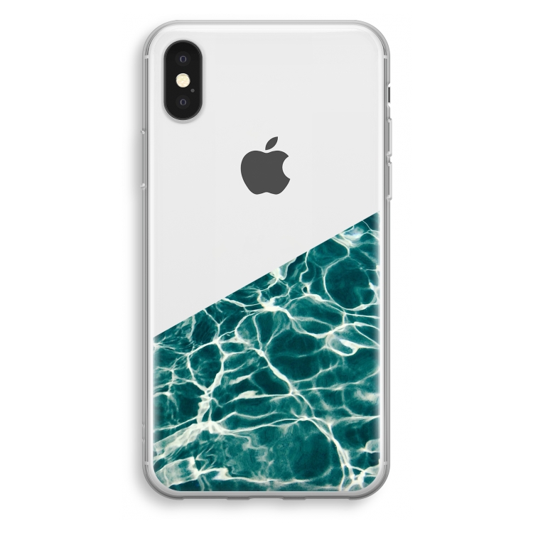 Weerkaatsing water: iPhone XS Transparant Hoesje