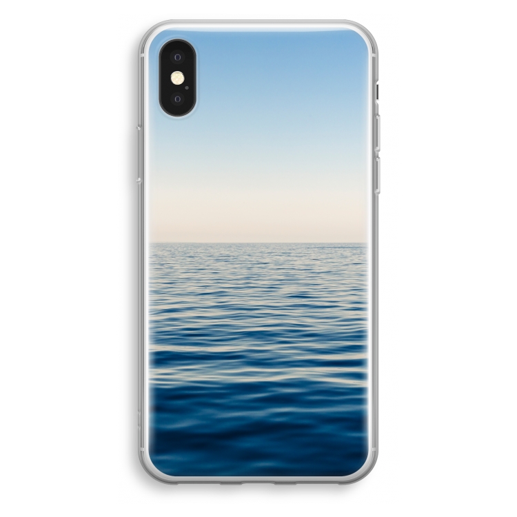Water horizon: iPhone XS Transparant Hoesje