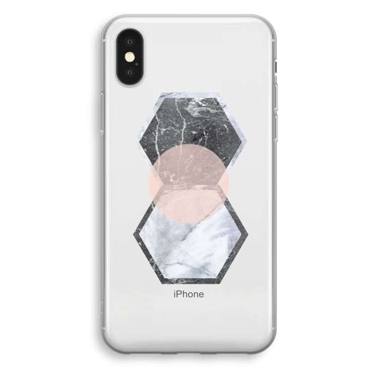 Creatieve toets: iPhone XS Transparant Hoesje