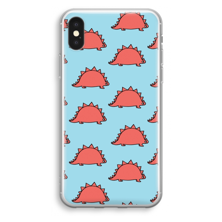 Dinosawrr: iPhone XS Transparant Hoesje