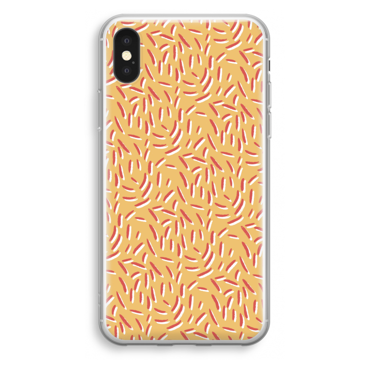 Camouflage: iPhone XS Transparant Hoesje