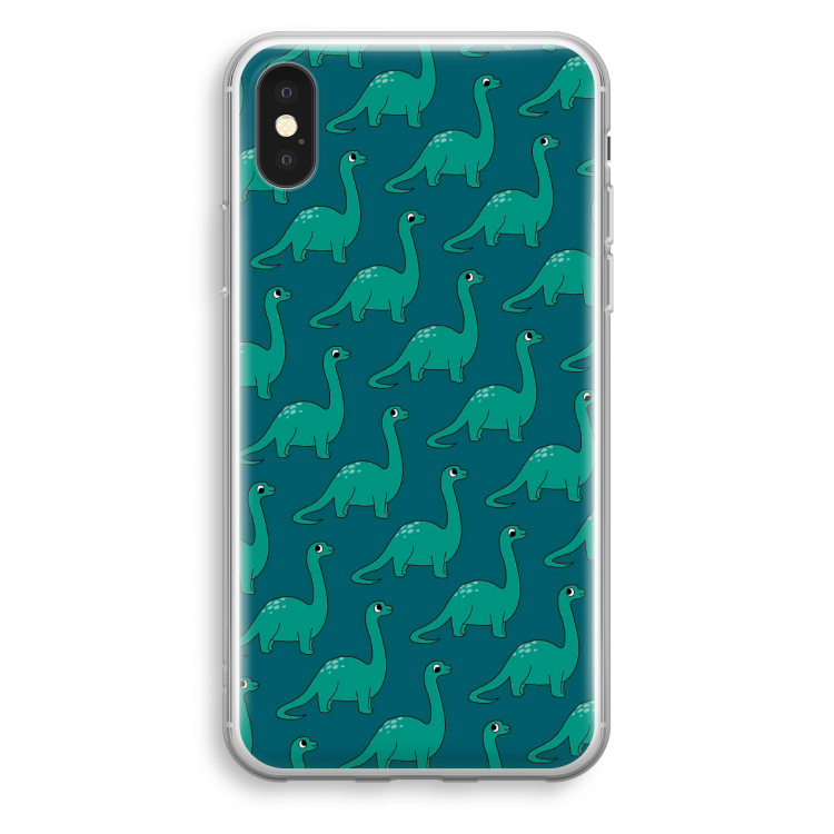 Diplodocus: iPhone XS Transparant Hoesje