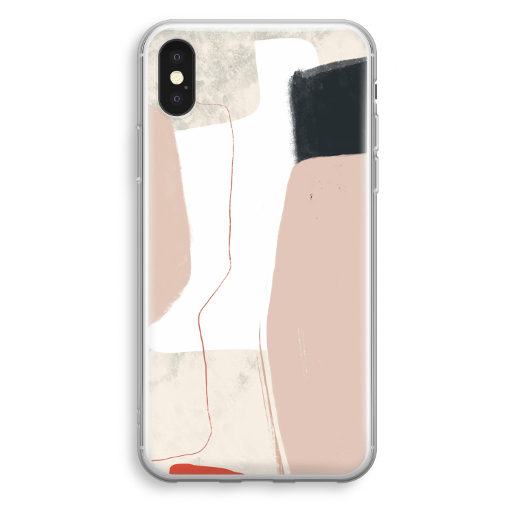 Lava: iPhone XS Transparant Hoesje