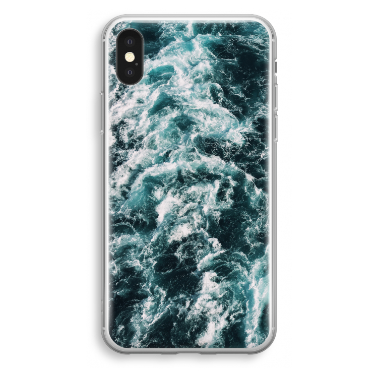 Zee golf: iPhone XS Transparant Hoesje