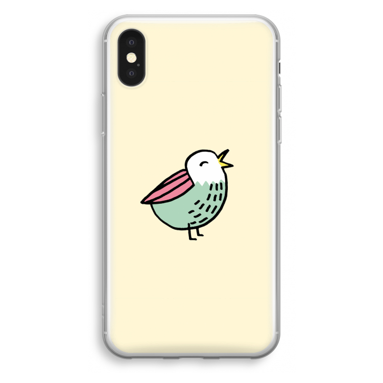 Birdy: iPhone XS Transparant Hoesje