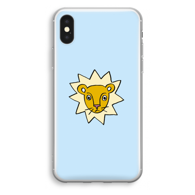 Kleine leeuw: iPhone XS Transparant Hoesje