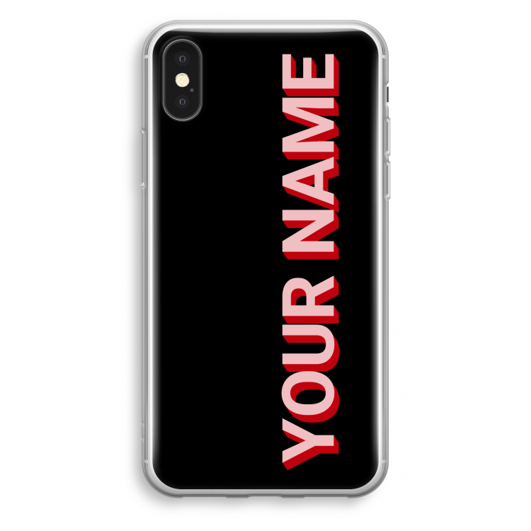 Namecase: iPhone XS Transparant Hoesje