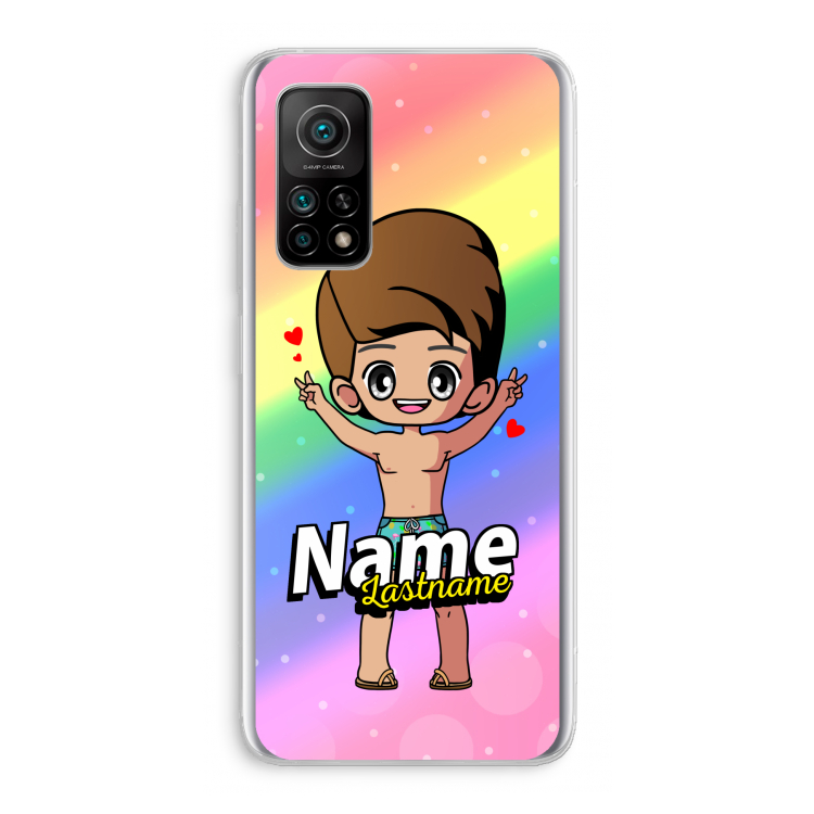 Chibi Maker man: Xiaomi Mi 10T 5G Transparant Hoesje