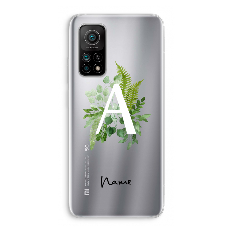 Green Brush: Xiaomi Mi 10T 5G Transparant Hoesje