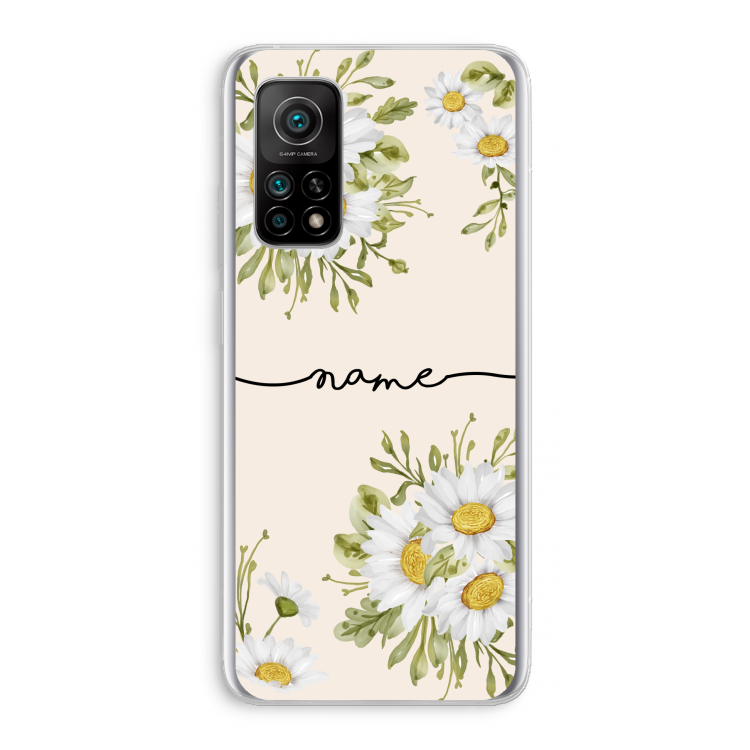 Daisies: Xiaomi Mi 10T 5G Transparant Hoesje