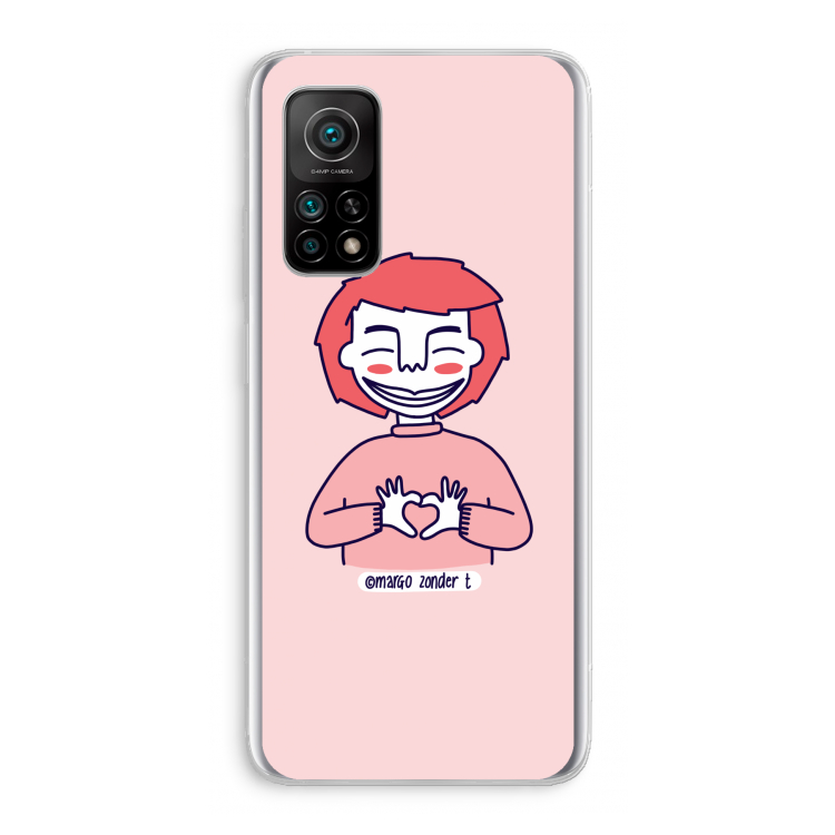 Hartje: Xiaomi Mi 10T 5G Transparant Hoesje