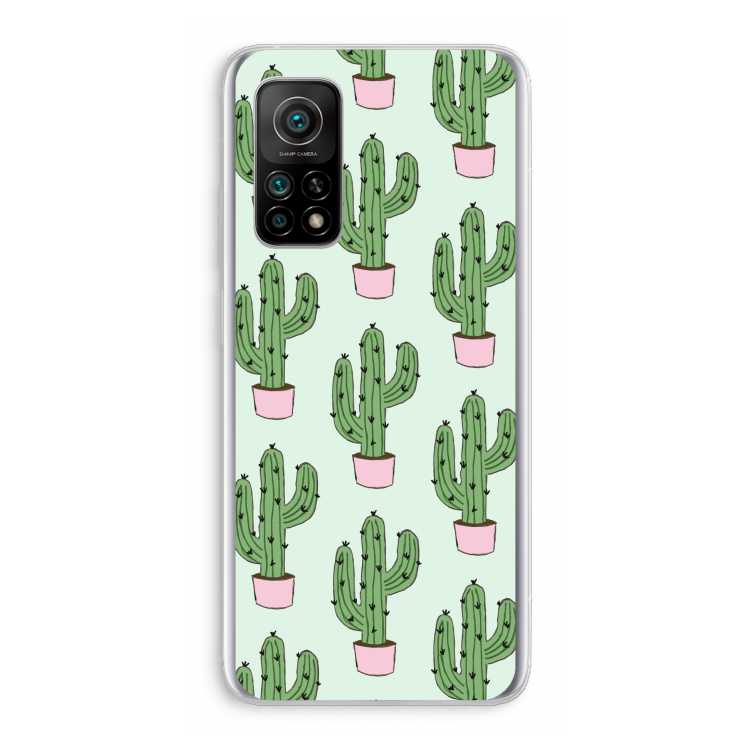 Cactus Lover: Xiaomi Mi 10T 5G Transparant Hoesje