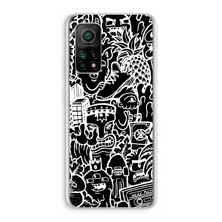 Vexx Black Mixtape: Xiaomi Mi 10T 5G Transparant Hoesje