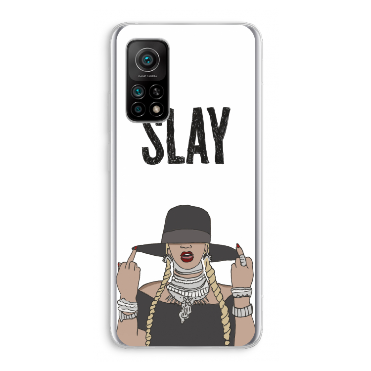 Slay All Day: Xiaomi Mi 10T 5G Transparant Hoesje