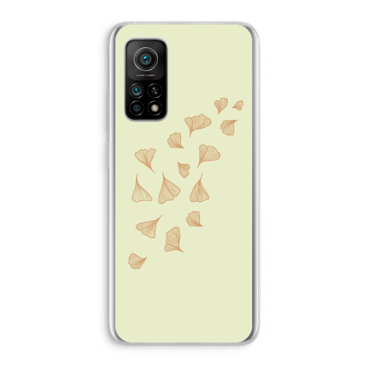 Falling Leaves: Xiaomi Mi 10T 5G Transparant Hoesje