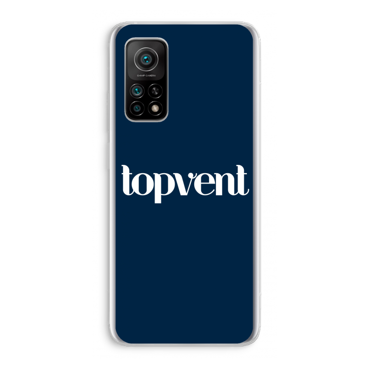 Topvent Navy: Xiaomi Mi 10T 5G Transparant Hoesje