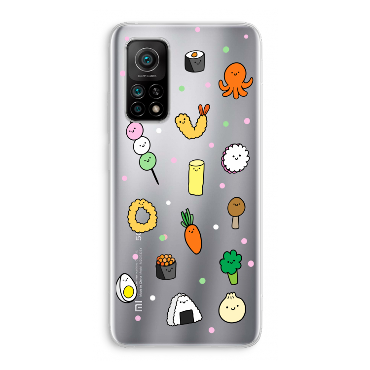 Happy bento friends: Xiaomi Mi 10T 5G Transparant Hoesje