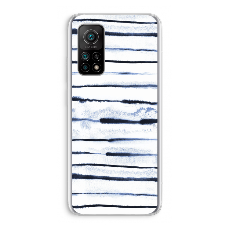 Ink Stripes: Xiaomi Mi 10T 5G Transparant Hoesje