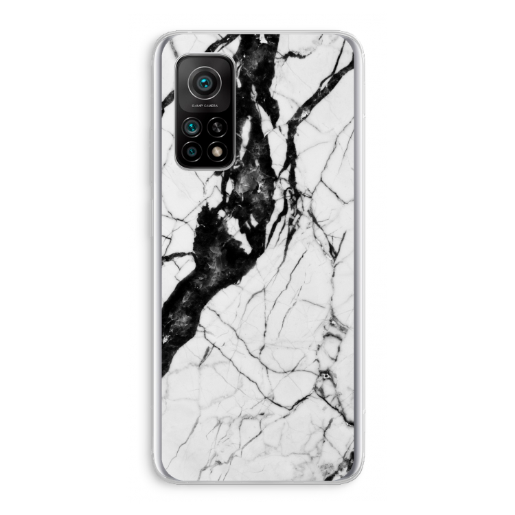 Witte marmer 2: Xiaomi Mi 10T 5G Transparant Hoesje