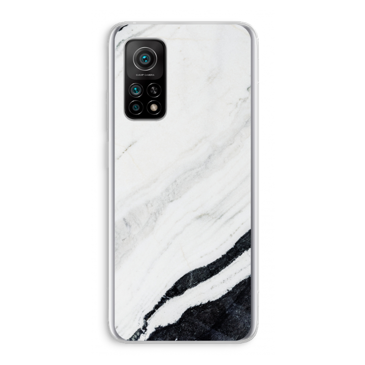 Elegante marmer: Xiaomi Mi 10T 5G Transparant Hoesje