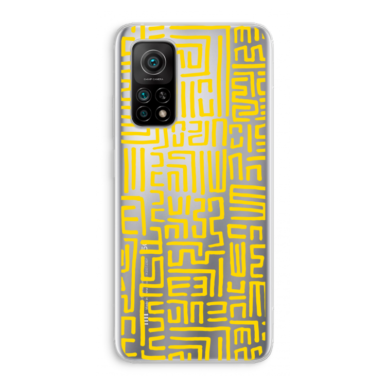 Majorelle Blue Print: Xiaomi Mi 10T 5G Transparant Hoesje