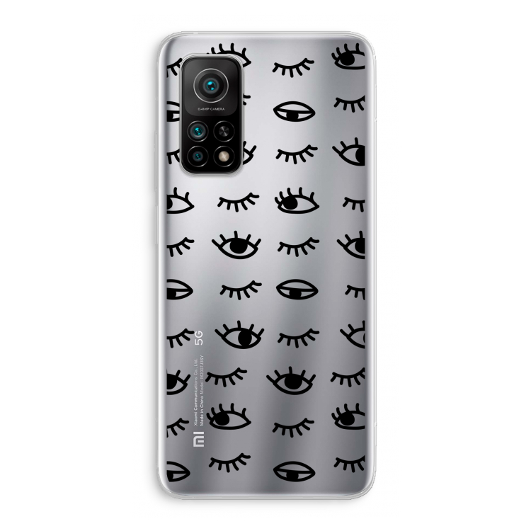 Eye pattern #2: Xiaomi Mi 10T 5G Transparant Hoesje