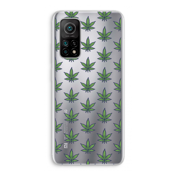 Weed: Xiaomi Mi 10T 5G Transparant Hoesje