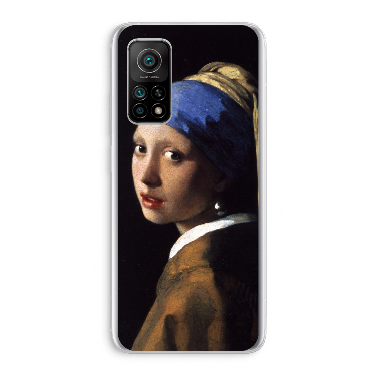 The Pearl Earring: Xiaomi Mi 10T 5G Transparant Hoesje