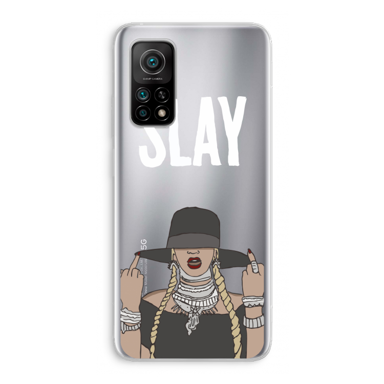 Slay All Day: Xiaomi Mi 10T 5G Transparant Hoesje