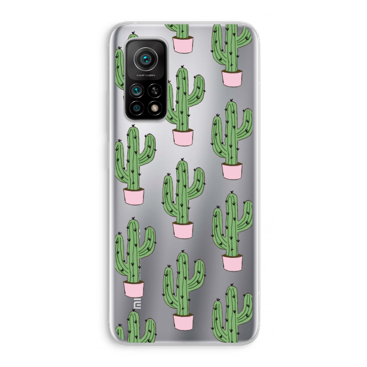 Cactus Lover: Xiaomi Mi 10T 5G Transparant Hoesje