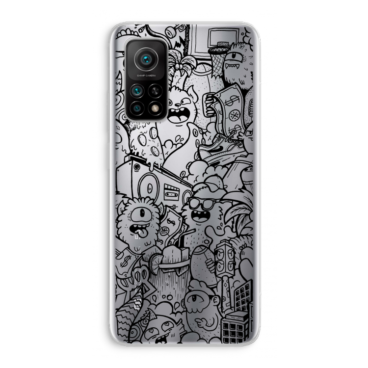 Vexx Black City : Xiaomi Mi 10T 5G Transparant Hoesje