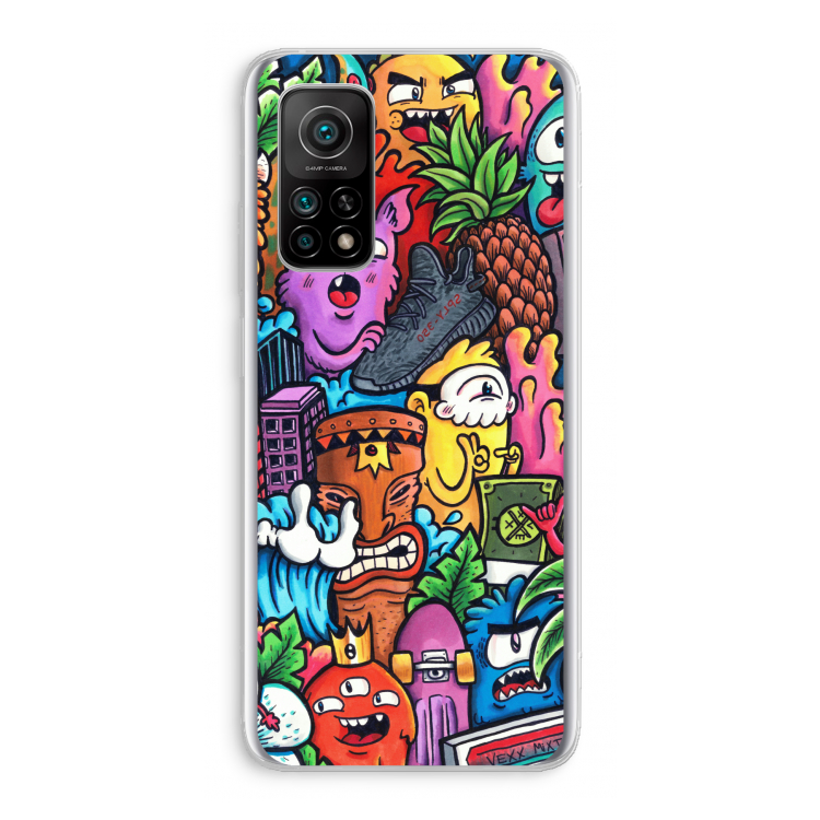 Vexx Mixtape: Xiaomi Mi 10T 5G Transparant Hoesje