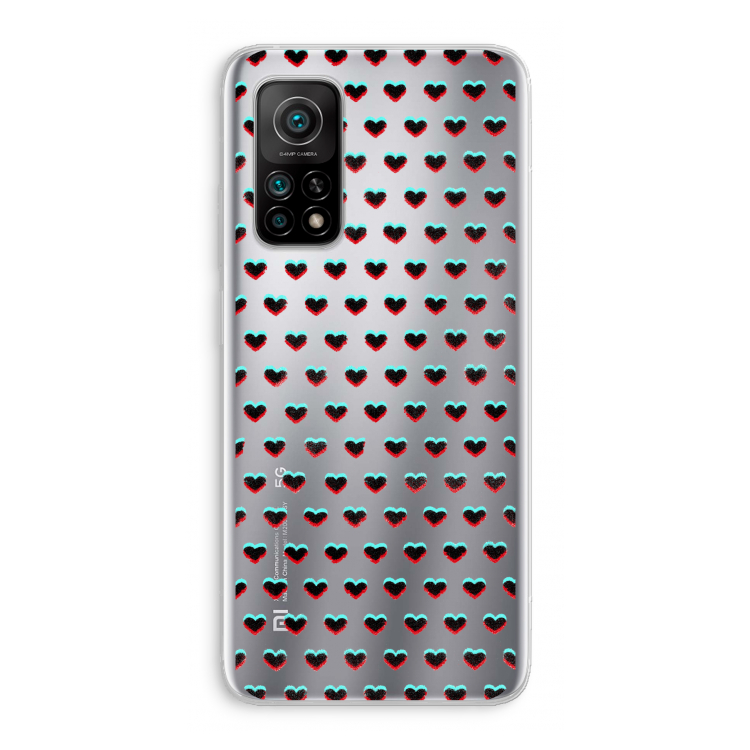 Hartjes: Xiaomi Mi 10T 5G Transparant Hoesje
