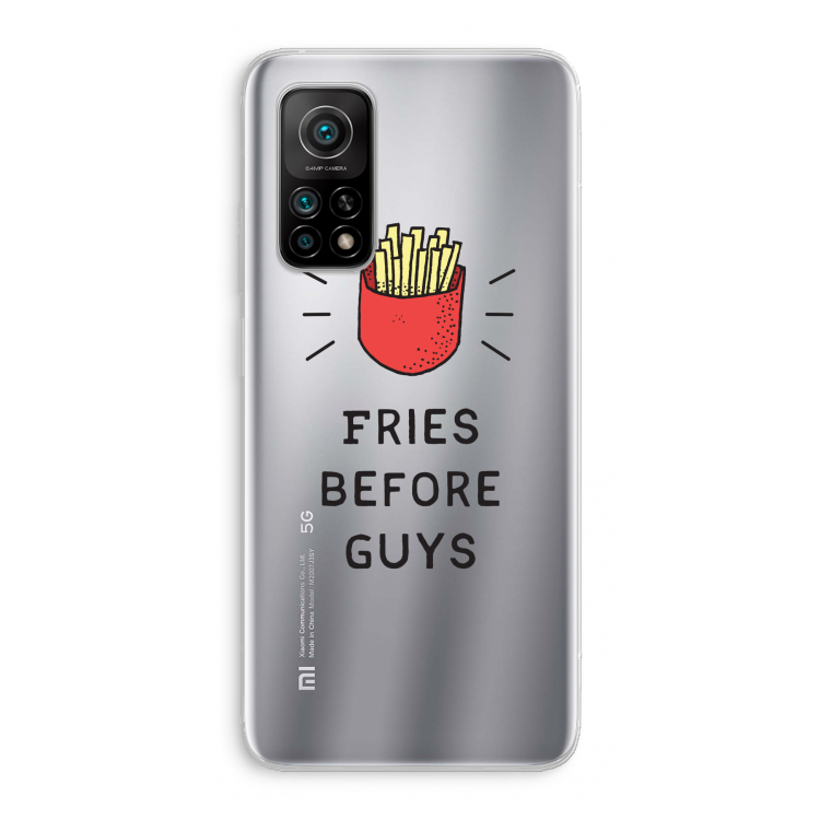 Fries before guys: Xiaomi Mi 10T 5G Transparant Hoesje