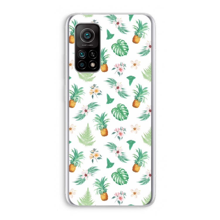 Ananas bladeren: Xiaomi Mi 10T 5G Transparant Hoesje