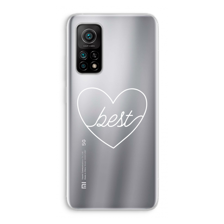 Best heart pastel: Xiaomi Mi 10T 5G Transparant Hoesje
