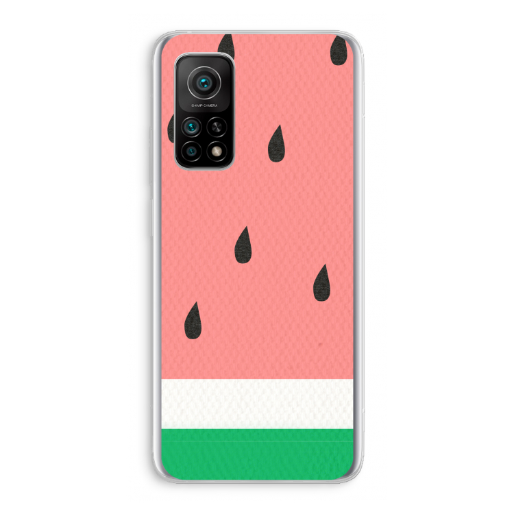 Watermeloen: Xiaomi Mi 10T 5G Transparant Hoesje