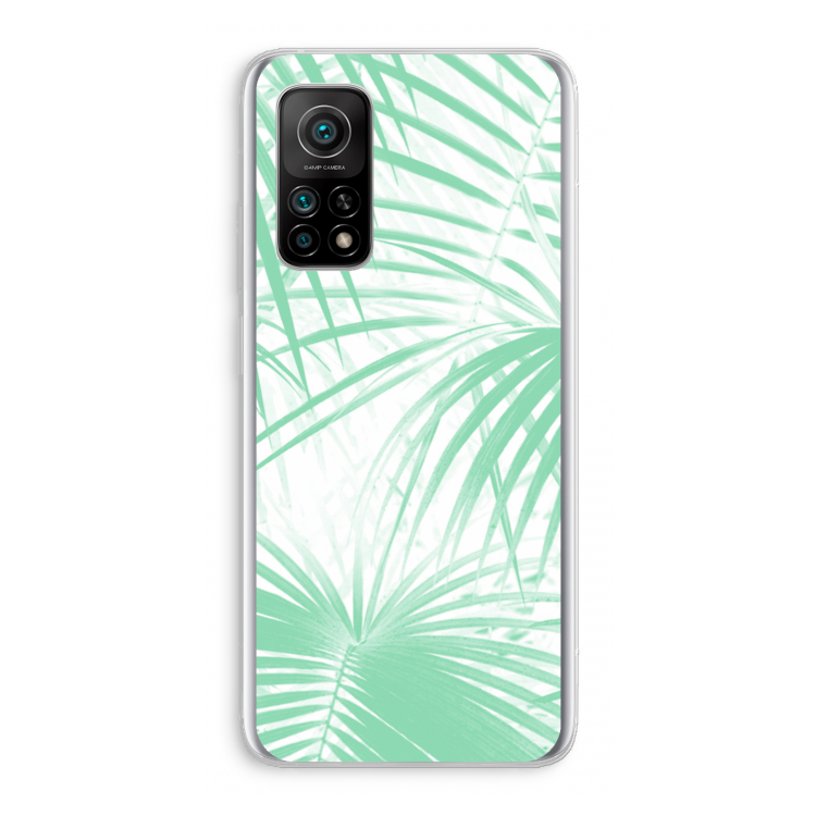 Palmbladeren: Xiaomi Mi 10T 5G Transparant Hoesje