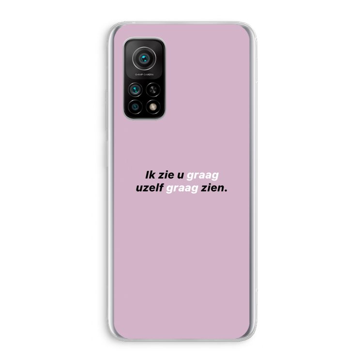 uzelf graag zien: Xiaomi Mi 10T 5G Transparant Hoesje