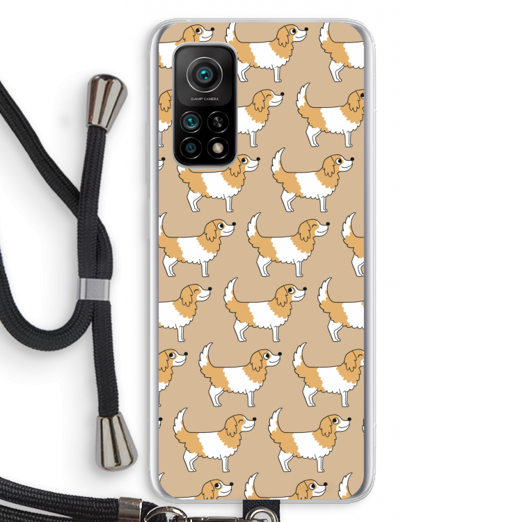 Doggy: Xiaomi Mi 10T 5G Transparant Hoesje met koord