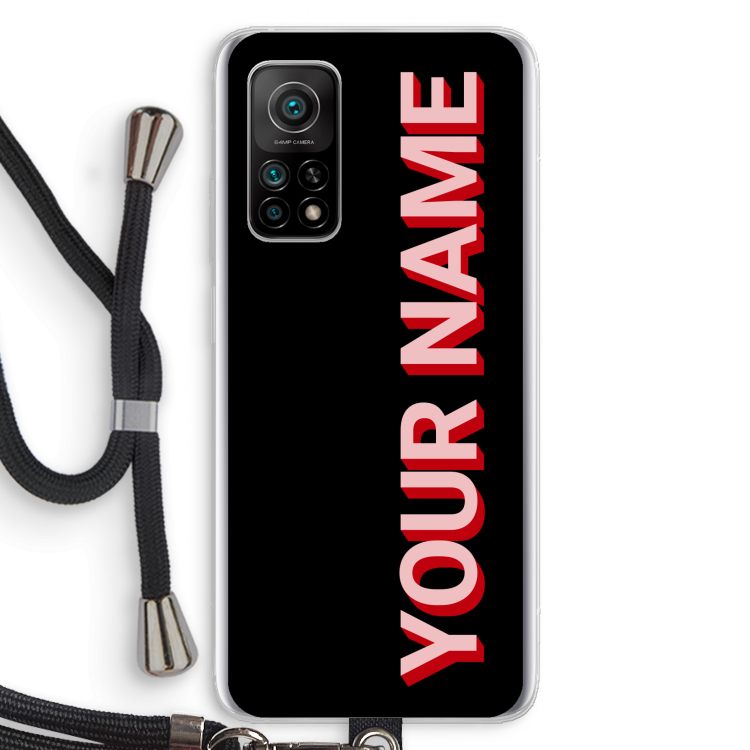 Namecase: Xiaomi Mi 10T 5G Transparant Hoesje met koord