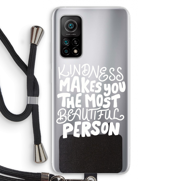 The prettiest: Xiaomi Mi 10T 5G Transparant Hoesje met koord