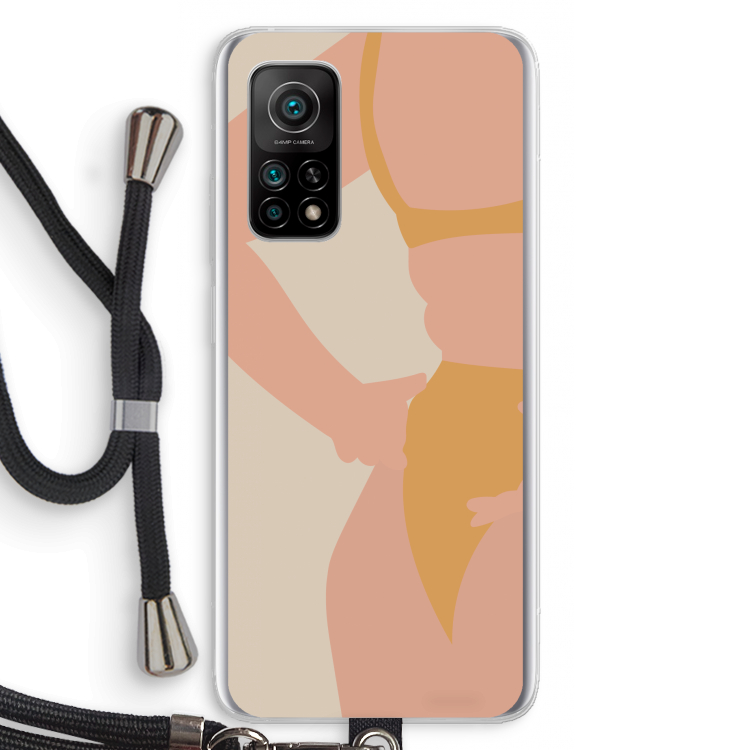Bikini body: Xiaomi Mi 10T 5G Transparant Hoesje met koord