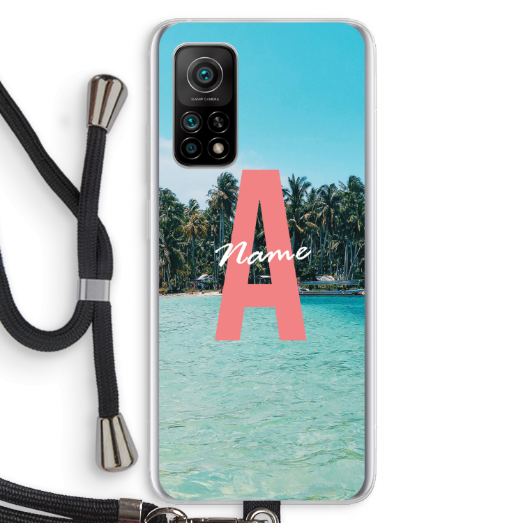 Pacific Dream: Xiaomi Mi 10T 5G Transparant Hoesje met koord