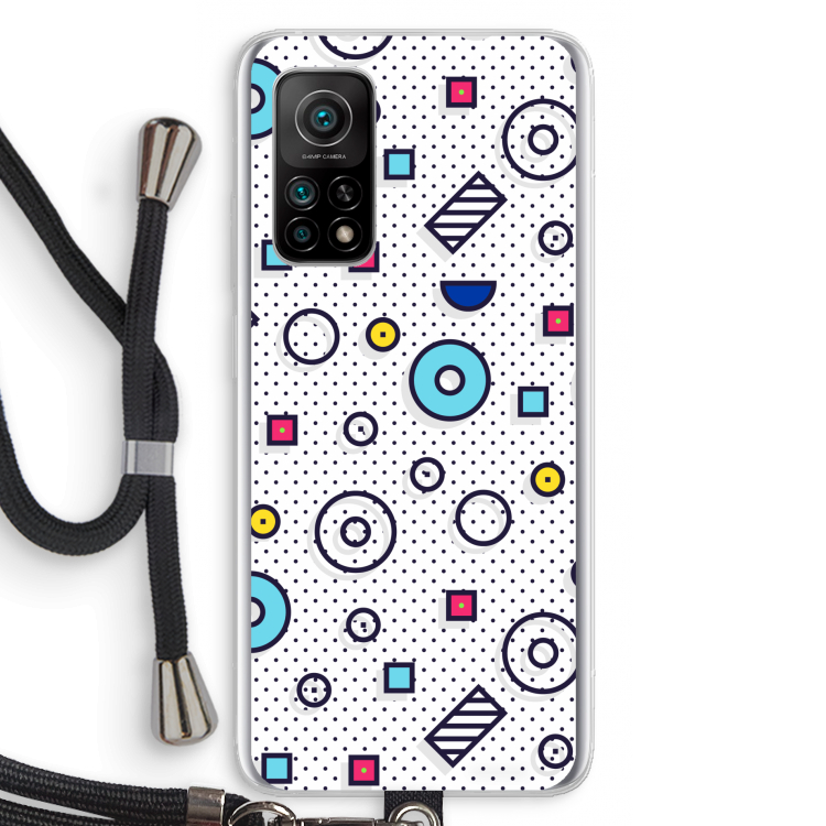 8-bit N°9: Xiaomi Mi 10T 5G Transparant Hoesje met koord