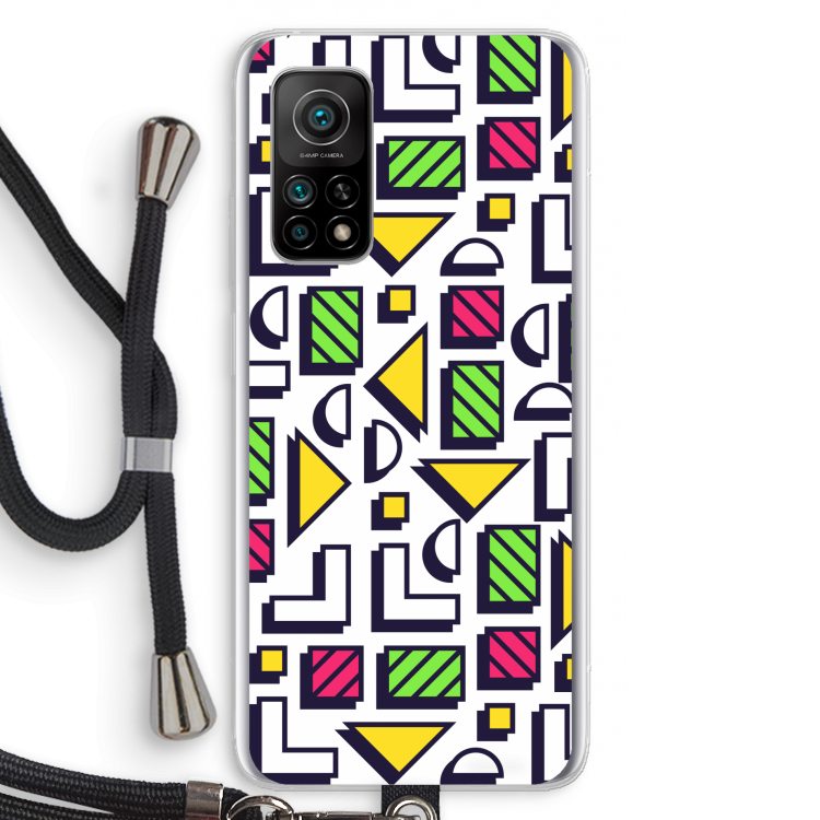 8-bit N°4: Xiaomi Mi 10T 5G Transparant Hoesje met koord