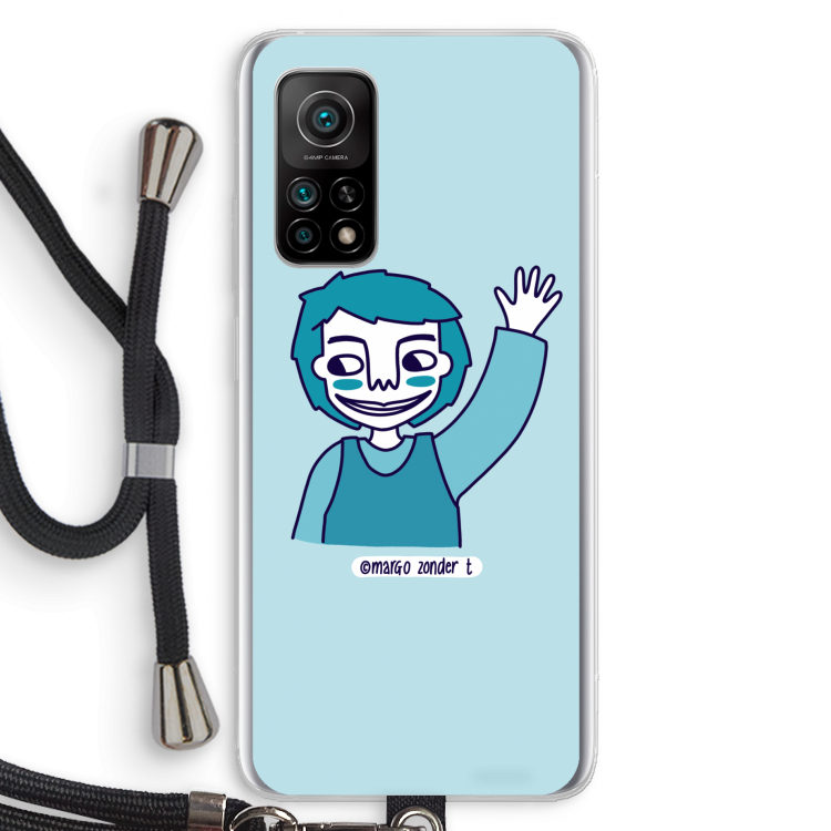 Zwaai: Xiaomi Mi 10T 5G Transparant Hoesje met koord