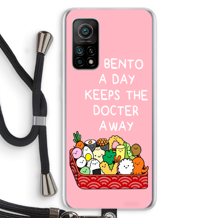 Bento a day: Xiaomi Mi 10T 5G Transparant Hoesje met koord