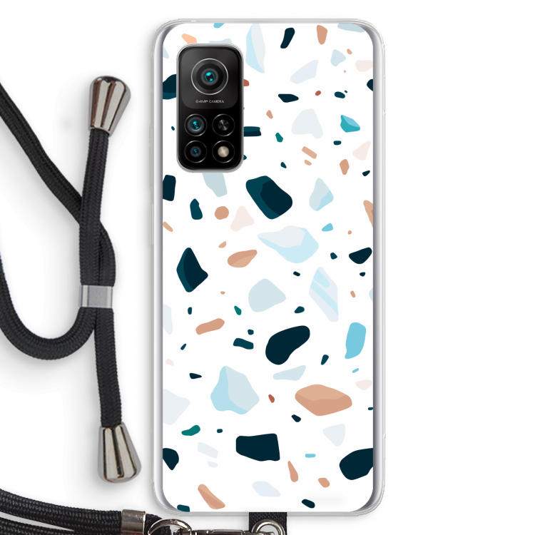 Terrazzo N°13: Xiaomi Mi 10T 5G Transparant Hoesje met koord